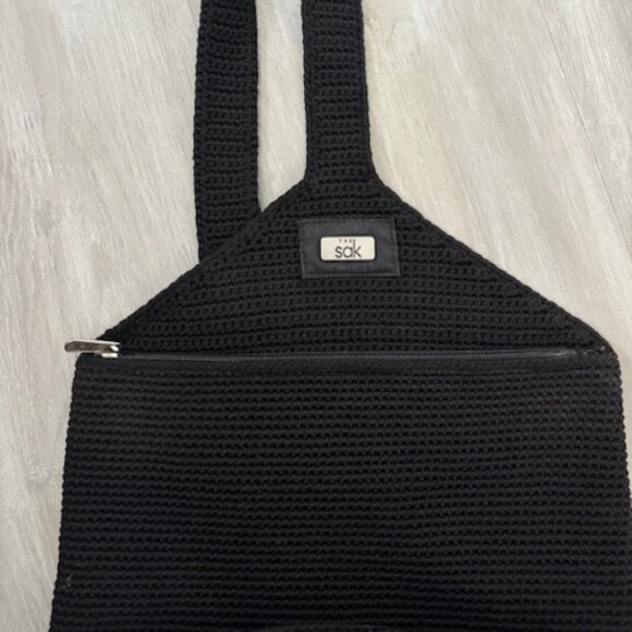 THE SAK Over Shoulder Backpack Shoulder Bag Black - Picture 2 of 4